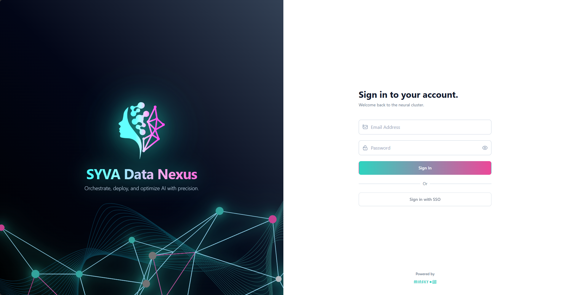 SYVA Data Nexus — 登入