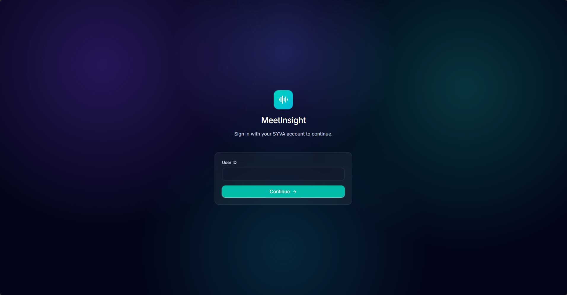MeetInsight — 登入